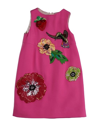 DOLCE&GABBANA Dress Fuchsia 51% Viscose, 48% Acetate, 1% Elastane