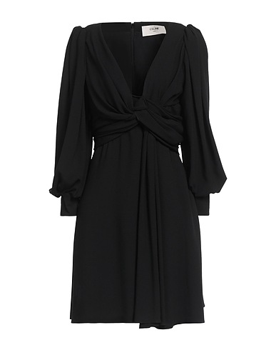 CELINE Short dress Black 100% Silk