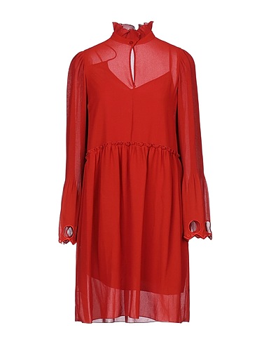 SEE BY CHLOÉ | Brick red Women‘s Short Dress | YOOX