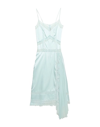 ERMANNO SCERVINO Midi dress Sky blue 94% Silk, 6% Elastane, Polyamide, Viscose