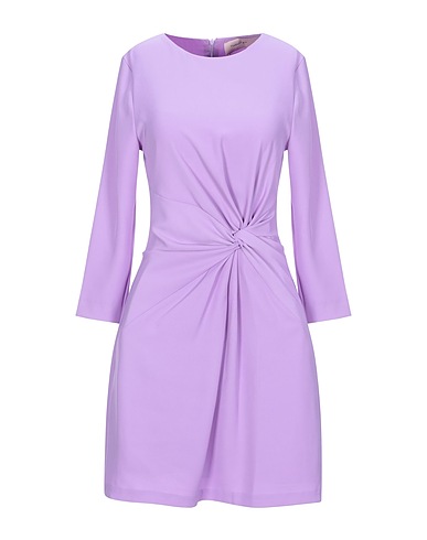TWENTY EASY by KAOS Short dress Lilac 97% Polyester, 3% Elastane