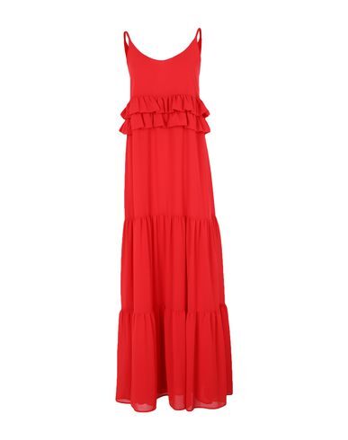 Kaos Jeans Long Dresses In Red