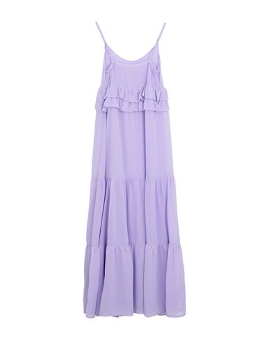Kaos Jeans Long Dresses In Purple