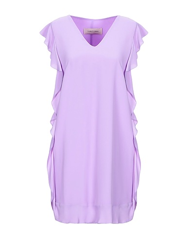 TWENTY EASY by KAOS Short dress Lilac 83% Acetate, 17% Silk