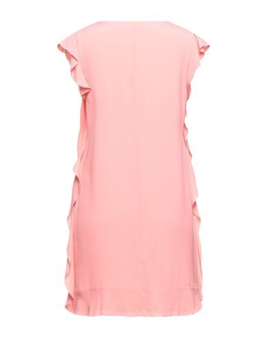 TWENTY EASY BY KAOS TWENTY EASY BY KAOS WOMAN MINI DRESS SALMON PINK SIZE 4 ACETATE, SILK 34981285DK 5