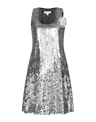 MICHAEL MICHAEL KORS Sequin dress Silver 100% Polyester