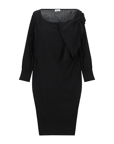 LIU •JO Short dress Black 70% Cotton, 20% Polyamide, 10% Silk