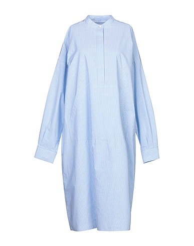 MM6 MAISON MARGIELA Midi dress Sky blue 100% Cotton