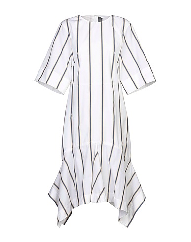 CALVIN KLEIN 205W39NYC Midi dress White 100% Cotton