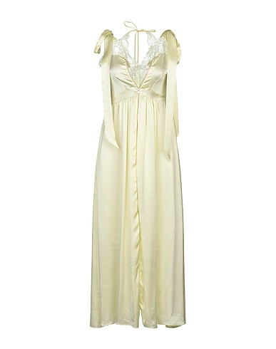 STELLA McCARTNEY Midi dress Yellow 100% Silk, Polyamide, Cotton