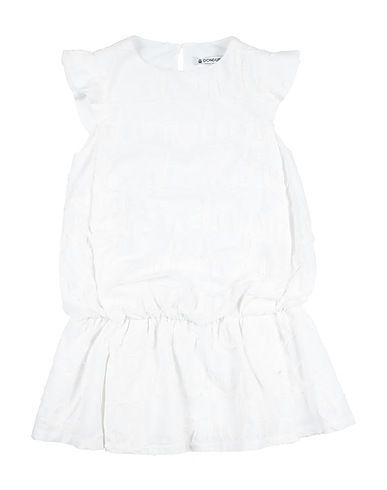 DONDUP Vestito Bianco 100% Cotone