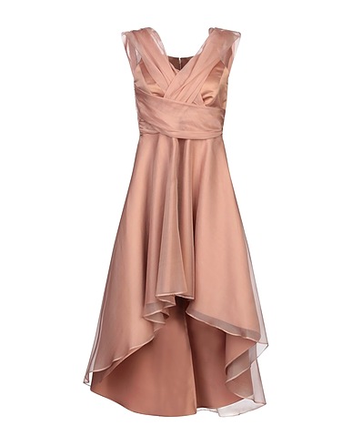 PINKO Vestito corto Cipria 100% Seta, Poliestere