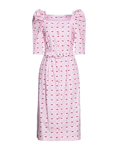 VIVETTA Vestido camisero Rosa 100% Algodón
