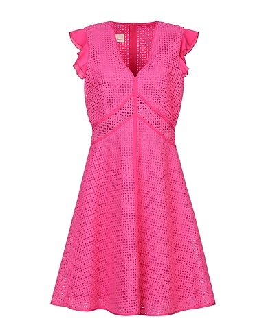 PINKO Short dress Fuchsia 56% Polyamide, 40% Cotton, 4% Elastane