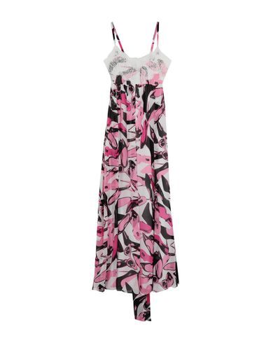 Pinko Uniqueness Long Dresses In Pink