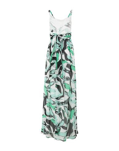 Pinko Uniqueness Long Dresses In Green