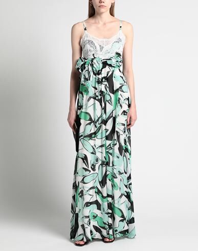 Pinko Uniqueness Long Dresses In Green