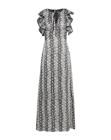 ALEXACHUNG Long dress Black 100% Viscose