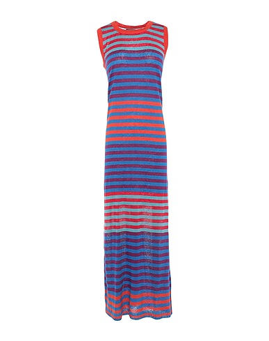 WOOLRICH Long dress Azure 100% Linen