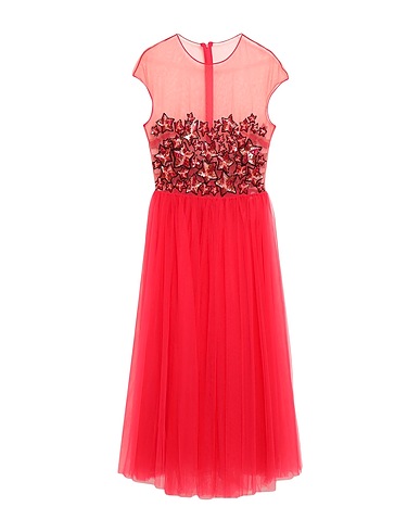 ELISABETTA FRANCHI Long dress Red 100% Polyamide