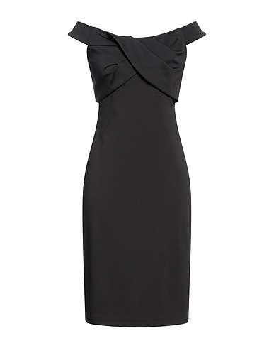 BLUMARINE Sheath dress Black 65% Viscose, 30% Polyamide, 5% Elastane