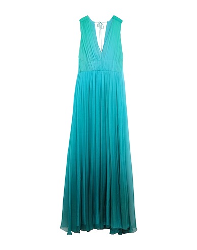 ALBERTA FERRETTI シルクドレス ターコイズブルー シルク 100%