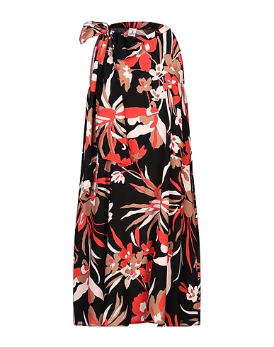 1-ONE Short dress Black 95% Silk, 5% Elastane
