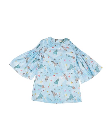 ELISABETTA FRANCHI Dress Sky blue 100% Cotton