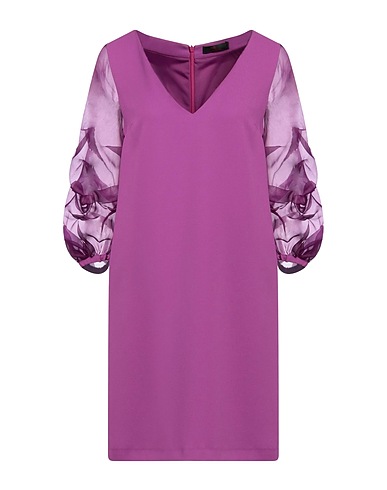 HANITA Short dress Mauve 100% Polyester, Silk