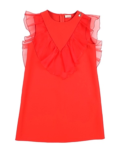 ELISABETTA FRANCHI Dress Red 93% Polyester, 7% Elastane