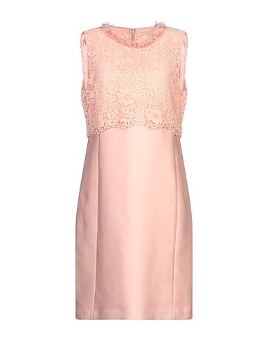 SEVENTY VENEZIA Short dress Pink 89% Cotton, 11% Silk