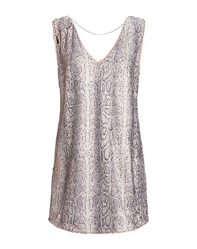 LIU •JO Short dress Purple 95% Viscose, 5% Elastane