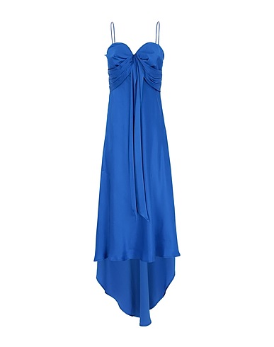 PINKO Vestito midi Blu china 75% Acetato, 25% Seta