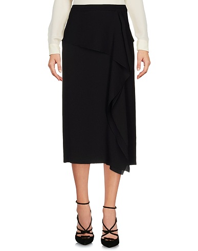 JASON WU Midi skirt Black 100% Silk