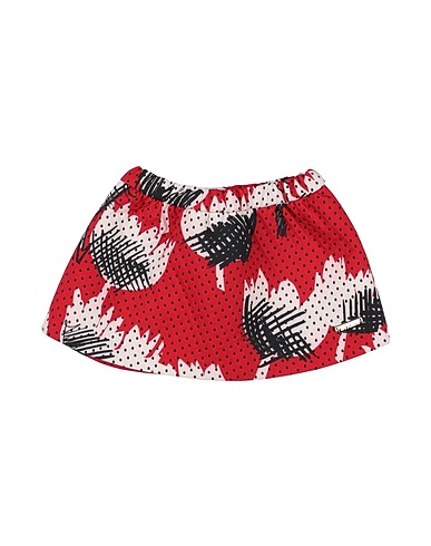 MOSCHINO BABY Skirt Red 98% Polyester, 2% Elastane