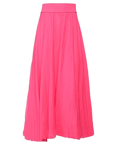EUROPEAN CULTURE Maxi Skirts Fuchsia 99% Cotton, 1% Lycra®