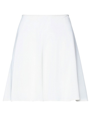 ERMANNO SCERVINO Mini skirt White 97% Viscose, 3% Elastane