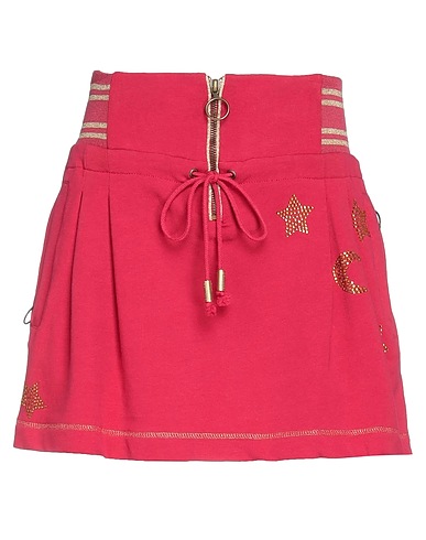 GALLIANO Mini skirt Garnet 95% Cotton, 5% Elastane