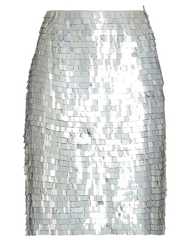 PAUL & JOE Midi skirt Light green 100% Silk