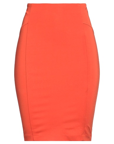 PINKO Mini skirt Rust 70% Viscose, 25% Polyamide, 5% Elastane