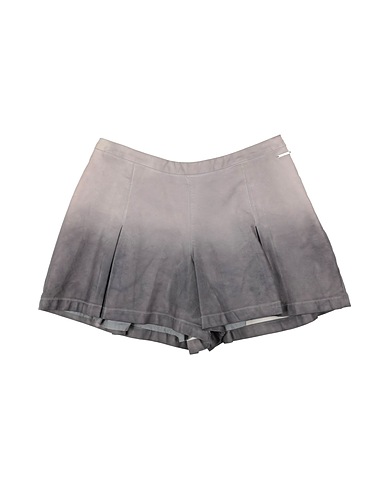 TWINSET Shorts & Bermuda Grigio 80% Viscosa, 20% Poliestere, Spalmato poliuretano