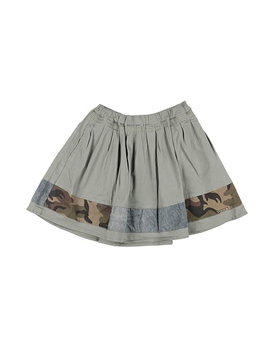 TWINSET Skirt Military green 98% Cotton, 2% Elastane