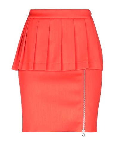 MOSCHINO Gonna midi Rosso 95% Lana Vergine, 5% Altre Fibre