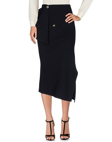 VICTORIA BECKHAM Long skirt Black 100% Wool