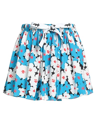 AU JOUR LE JOUR Mini skirt Azure 89% Polyester, 11% Elastane