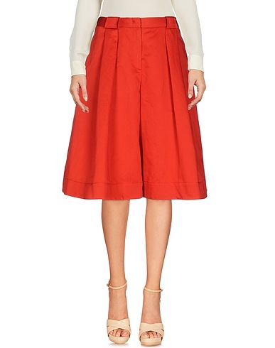ZOOM JIL SANDER NAVY - Knee length skirt