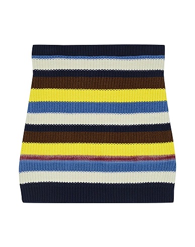 MARNI Mini skirt Midnight blue 90% Cotton, 10% Virgin Wool