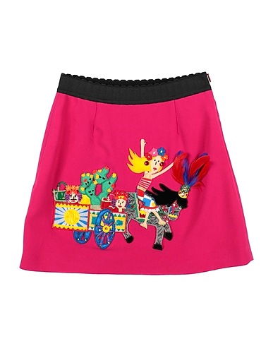 DOLCE&GABBANA Skirt Fuchsia 51% Viscose, 46% Acetate, 3% Elastane