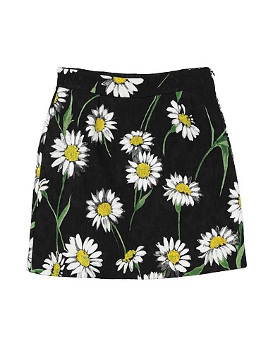 DOLCE&GABBANA Skirt Black 52% Viscose, 48% Polyamide