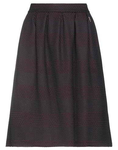 TRUSSARDI JEANS Midi skirt Burgundy 100% Polyester